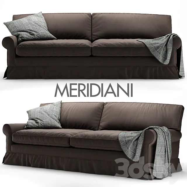 Conny (Connery) sofa by Meridiani 3D Model
