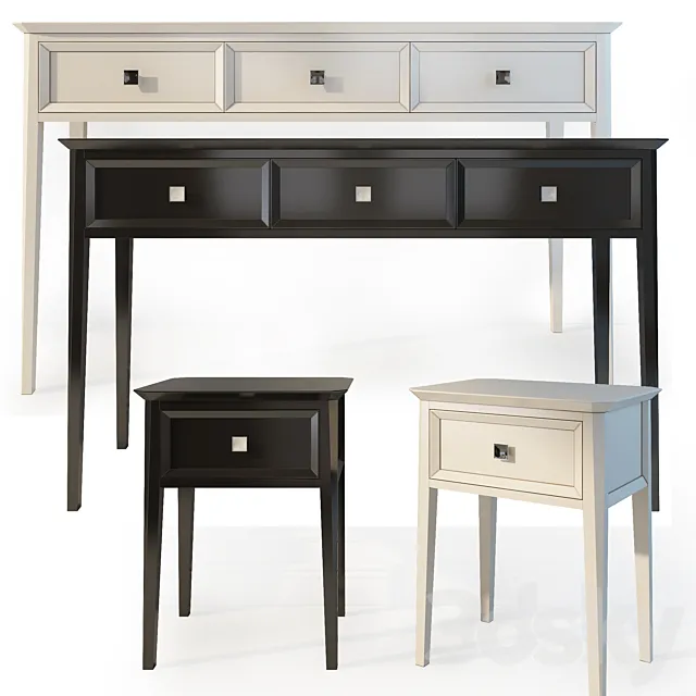 Console _ chest and drawers. The Werby Ellington. dresser nightstand. 3DModel