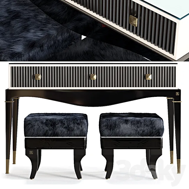 Console and Poof 3DModel