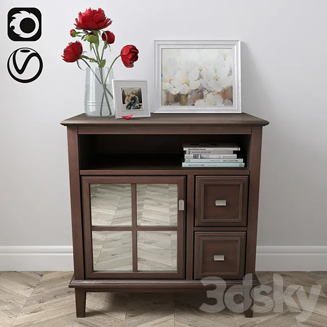 Console ASHLEY T654-40 3DModel