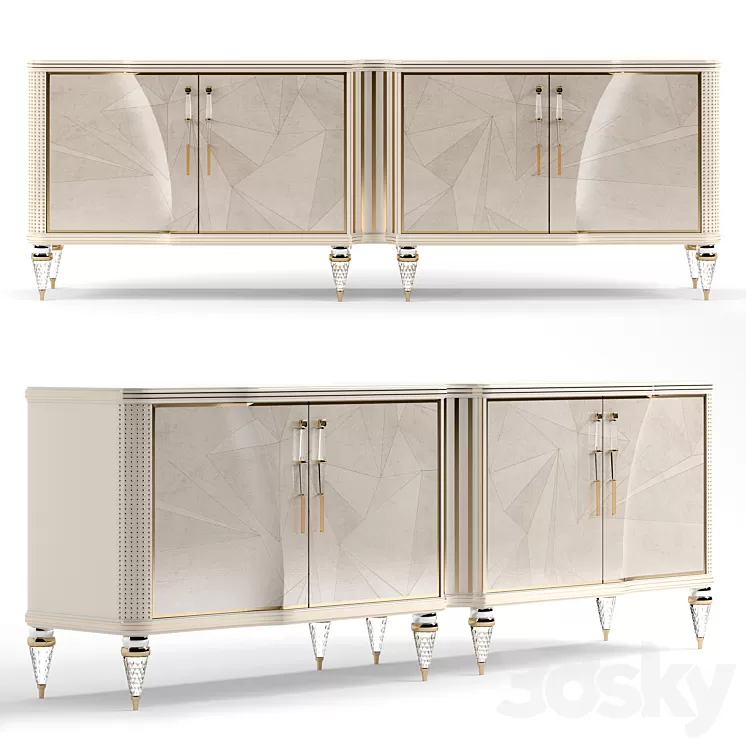 Console Aston Martini 3D Model Free