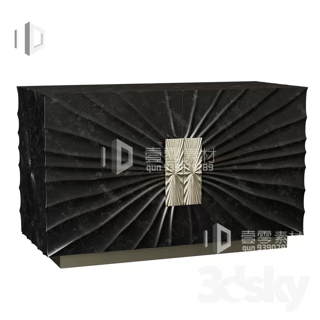 CONSOLE & CABINETS 3D MODELS – VOL.10 – No.013