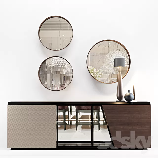 CONSOLE & CABINETS 3D MODELS – VOL.10 – No.032