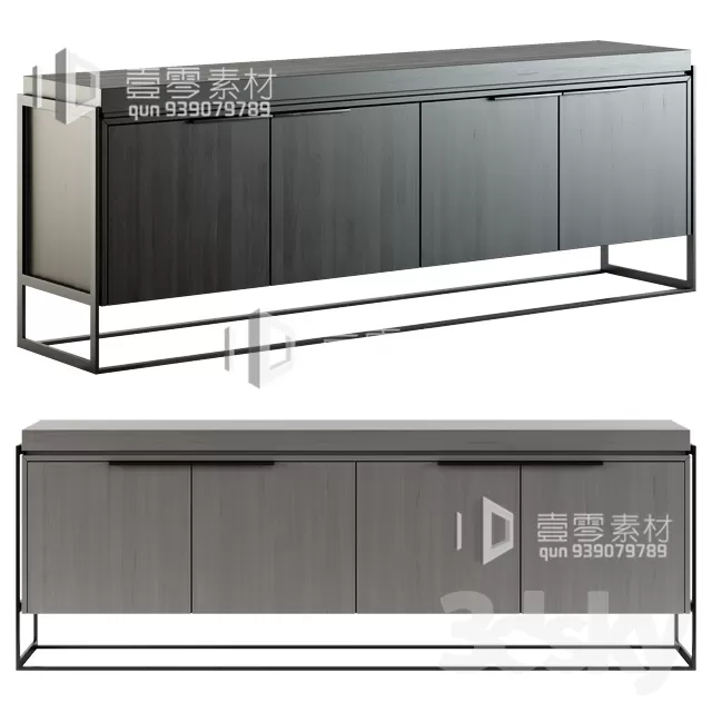 CONSOLE & CABINETS 3D MODELS – VOL.10 – No.044