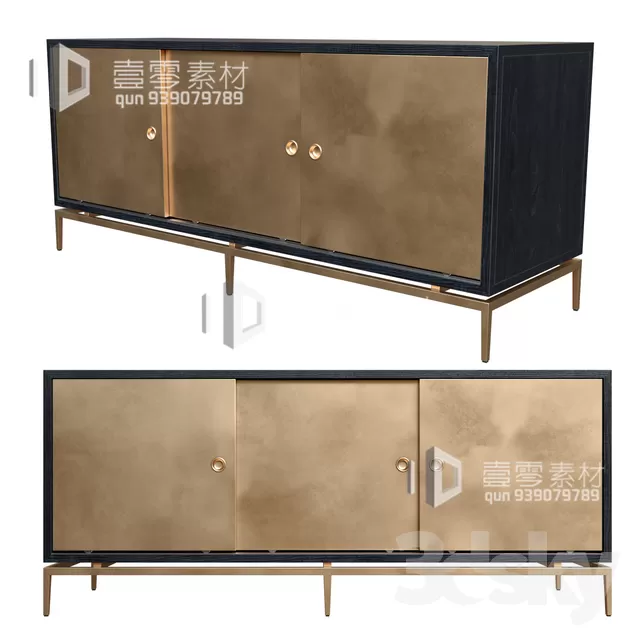 CONSOLE & CABINETS 3D MODELS – VOL.10 – No.061