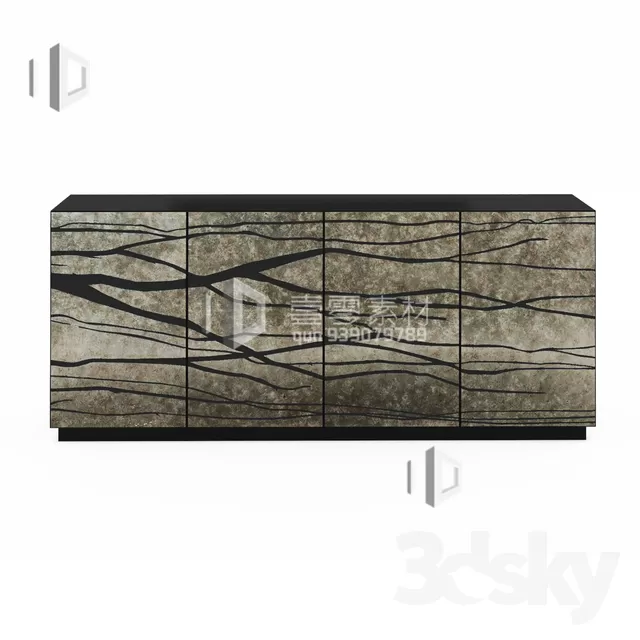 CONSOLE & CABINETS 3D MODELS – VOL.10 – No.062