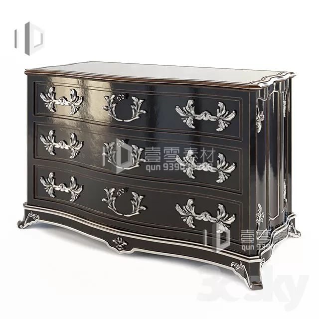 CONSOLE & CABINETS 3D MODELS – VOL.10 – No.073