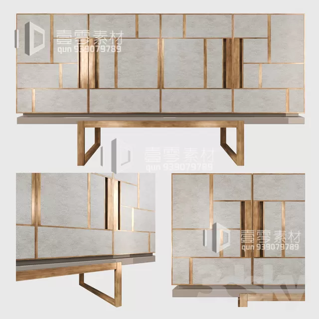 CONSOLE & CABINETS 3D MODELS – VOL.10 – No.074
