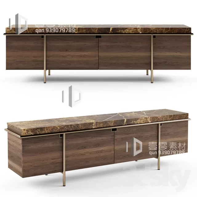 CONSOLE & CABINETS 3D MODELS – VOL.10 – No.092