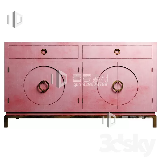 CONSOLE & CABINETS 3D MODELS – VOL.10 – No.101