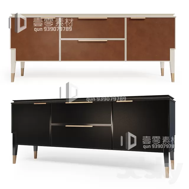 CONSOLE & CABINETS 3D MODELS – VOL.10 – No.107