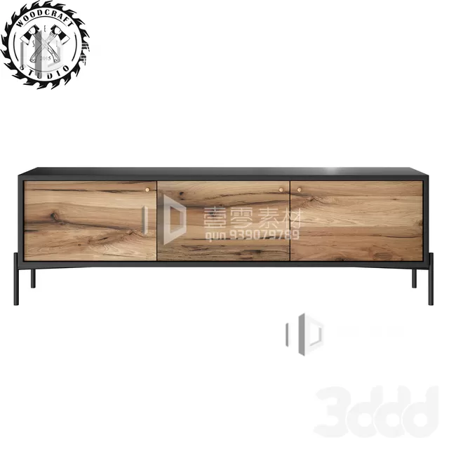 CONSOLE & CABINETS 3D MODELS – VOL.10 – No.110