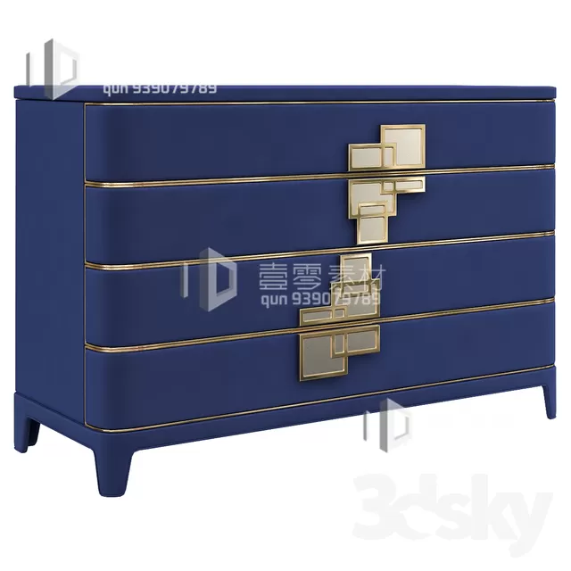 CONSOLE & CABINETS 3D MODELS – VOL.10 – No.119