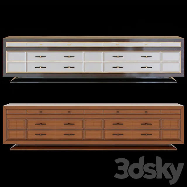 Console chest of drawers Ferris Rafauli 3D Model