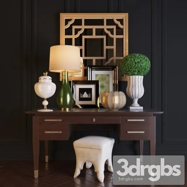 Console Deco Set 12 3D Model Download