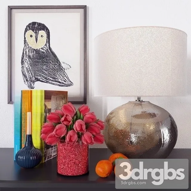 Console Decor Set 3D Model Download