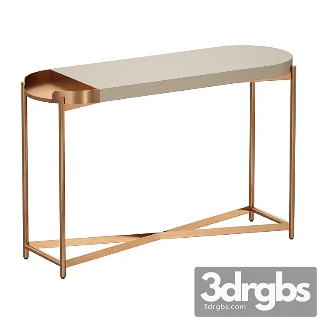 Console Laurier Vghite Tsonsole Table Tsrate Andes Barrel 3D Model Free