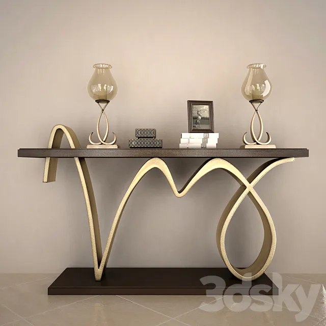 Console Marge Carson (count. Bolero) 3D Model