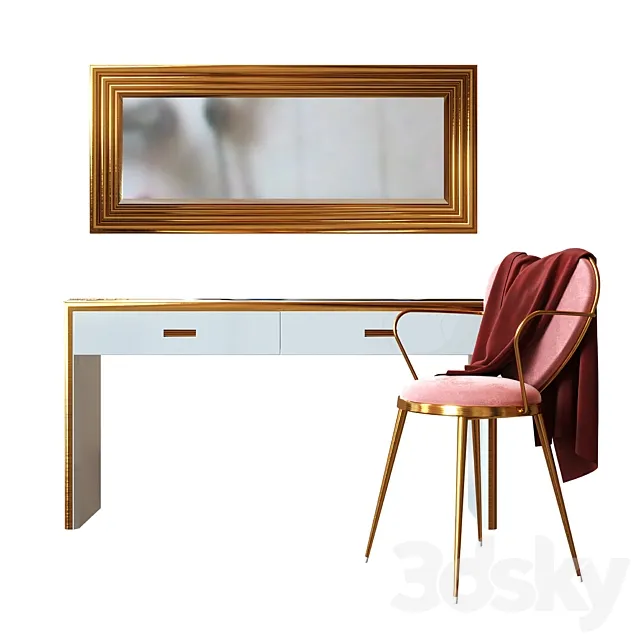 Console onda rettangolo KD-6 3DModel