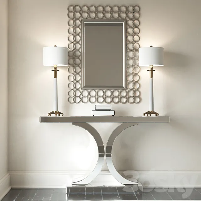 Console Splendora Mirrored Console 3DModel