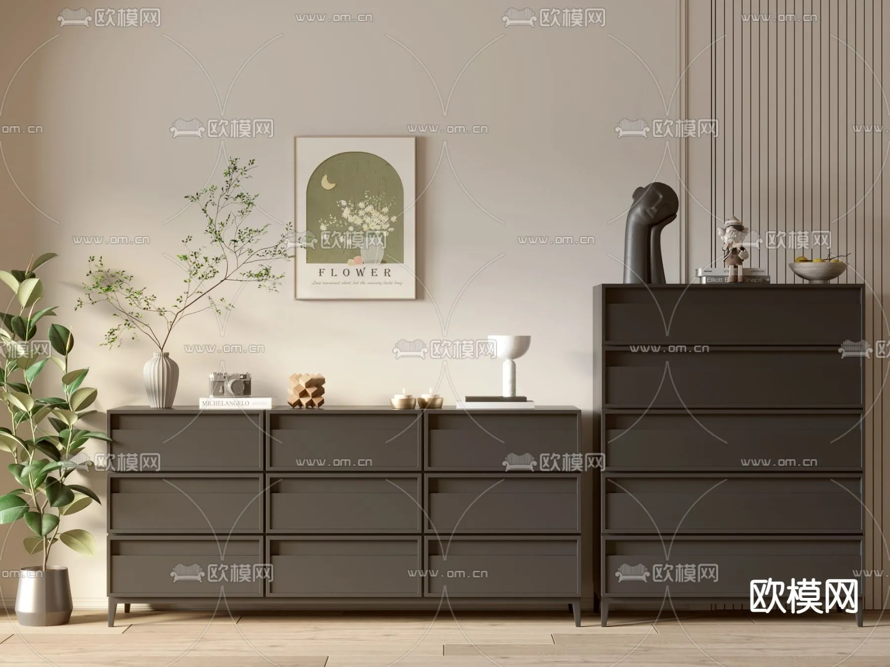Console Table - Furniture 3D Models - 002