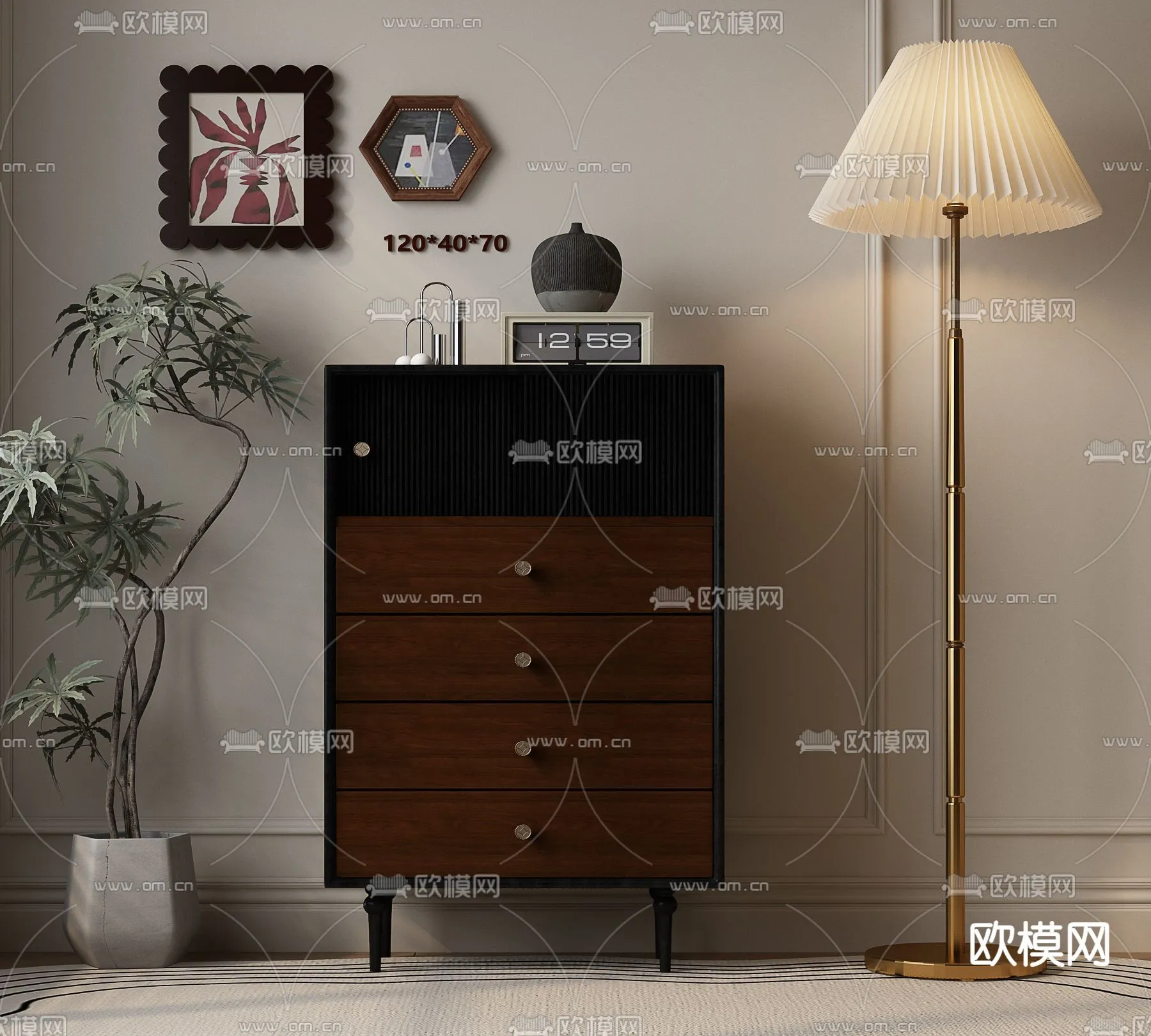 Console Table - Furniture 3D Models - 004