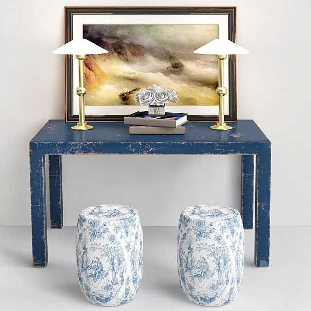 Console Table RH 3D Model