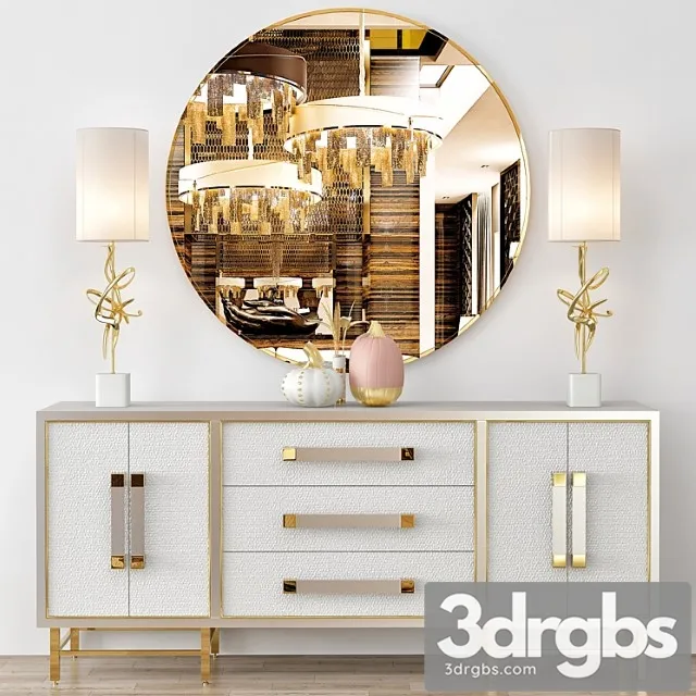 Console tables and chests at neiman marcus 2 3D Model Free