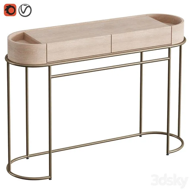 Console Train 3D Model