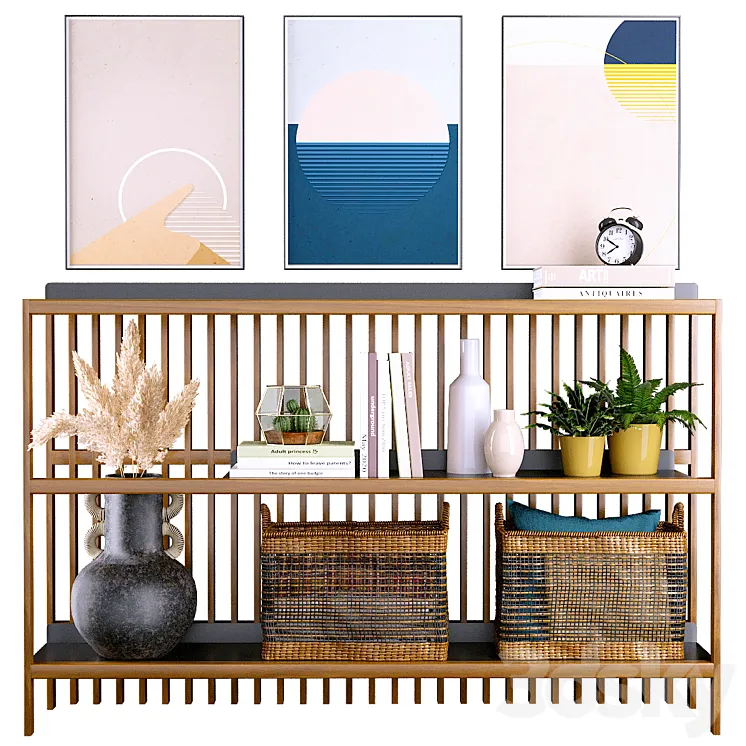 Console with decor JAC | LaRedoute 3D Model Free