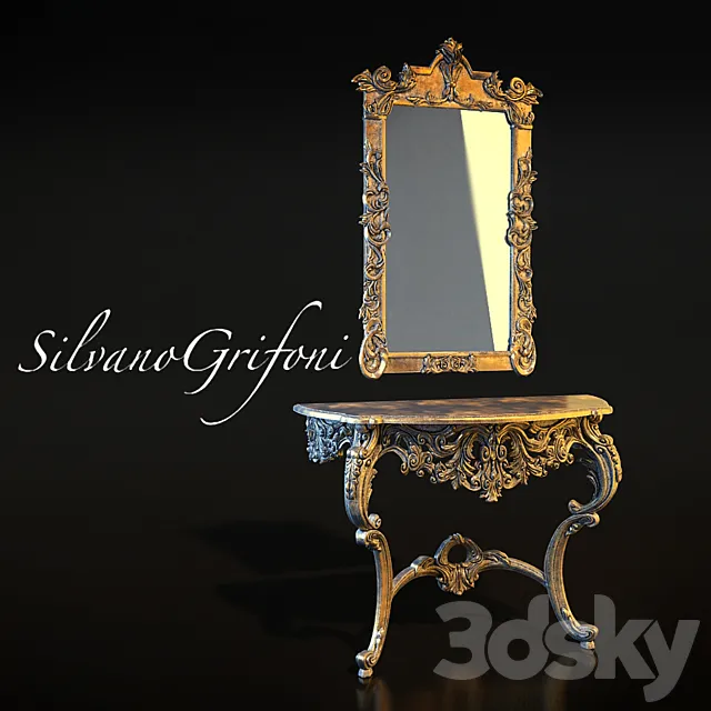 Console with mirror Silvano Grifoni 3DModel