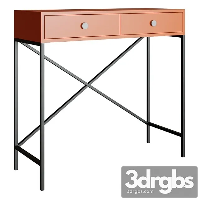 Console with two drawers for miss 2 3D Model Download