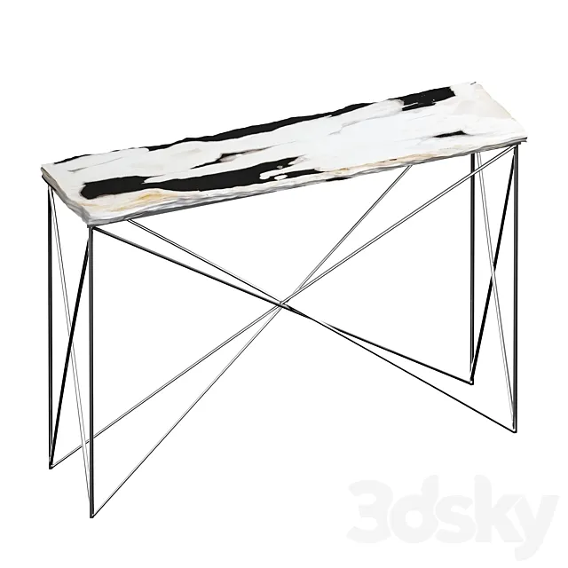 Console WoodStoneBali 3D Model
