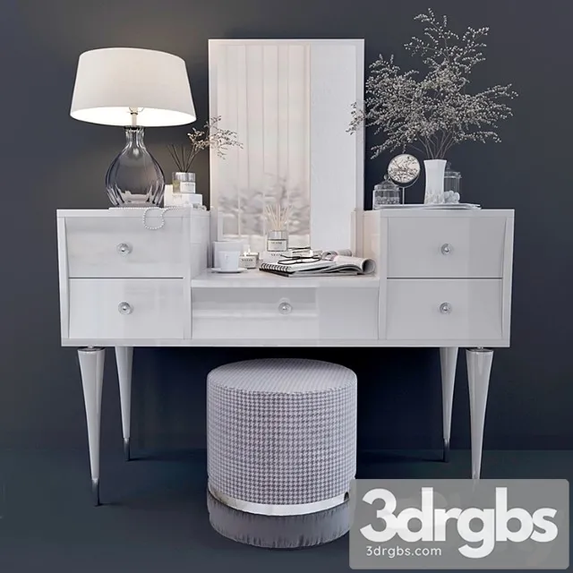 Consolle make-up and decor 2 3D Model Free