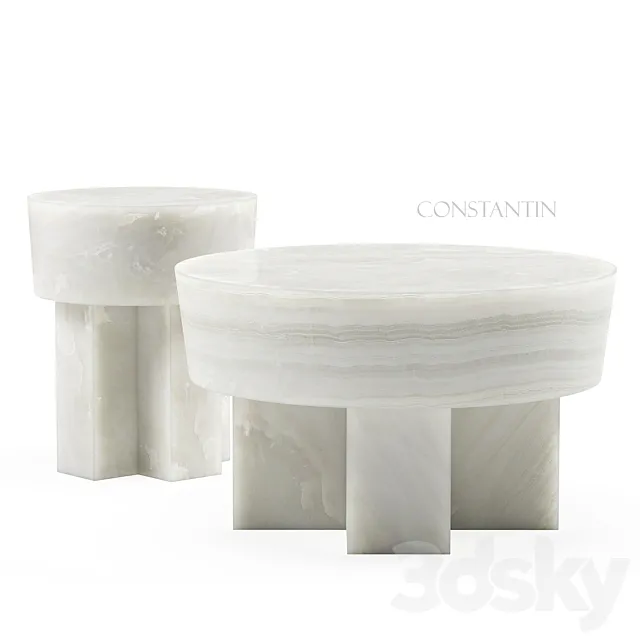 Constantin table by Joris Poggioli Free Download