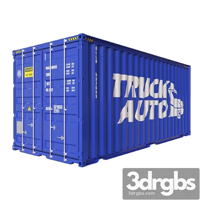 Container 20t 3D Model Download
