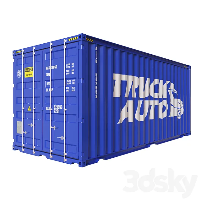 Container 20T 3D Model