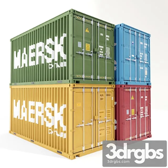 Container 3D Model Free