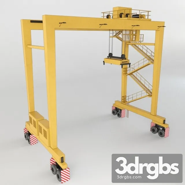 Container Crane 3D Model Free