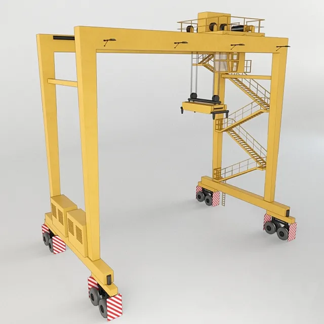 Container crane 3D Model