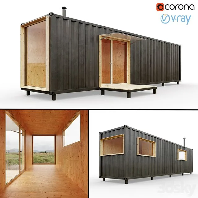 Container house 3D Model