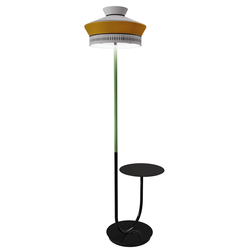 Contardi  - Floor lamp and table Calypso Antigua Outdoor 3D Model