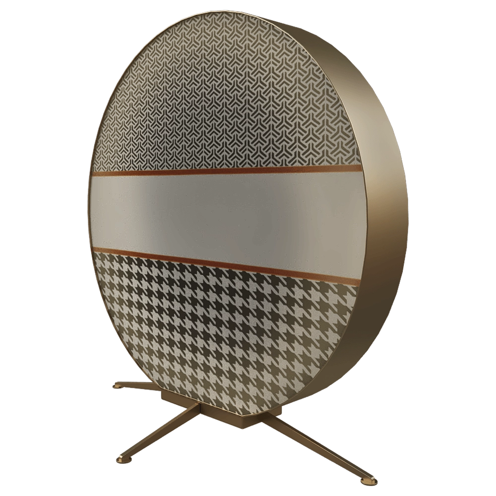 Contardi  - Floor lamp Babu textile Medium 3D Model