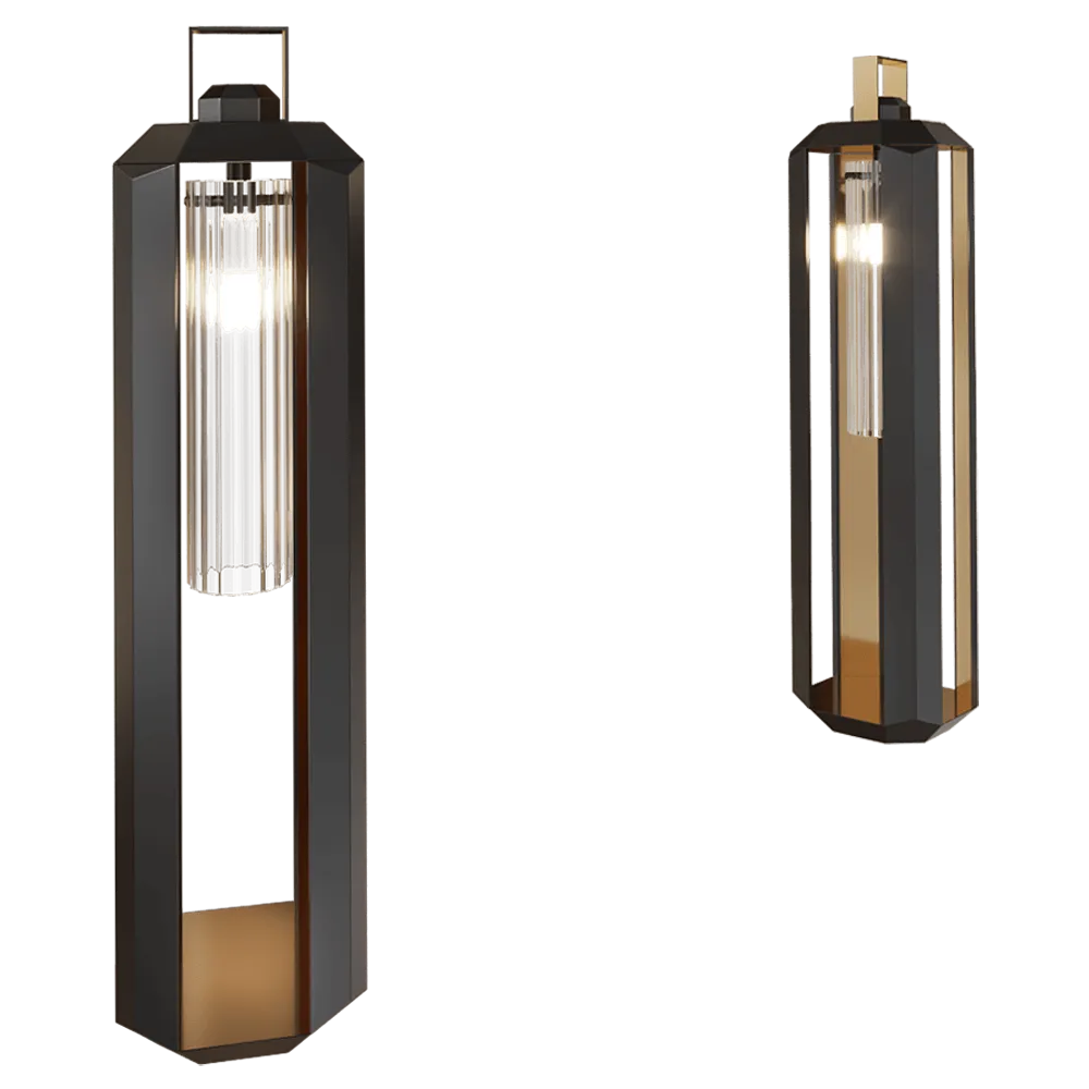 Contardi  - Floor lamp Cube Outdoor 3D Model