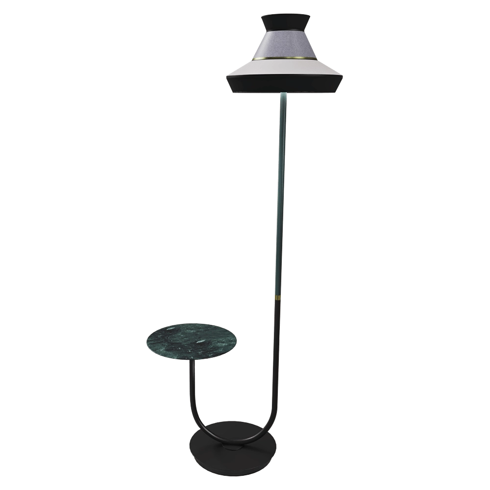 Contardi  - Floor lamp & table Calypso Guadaloupe Indoor 3D Model