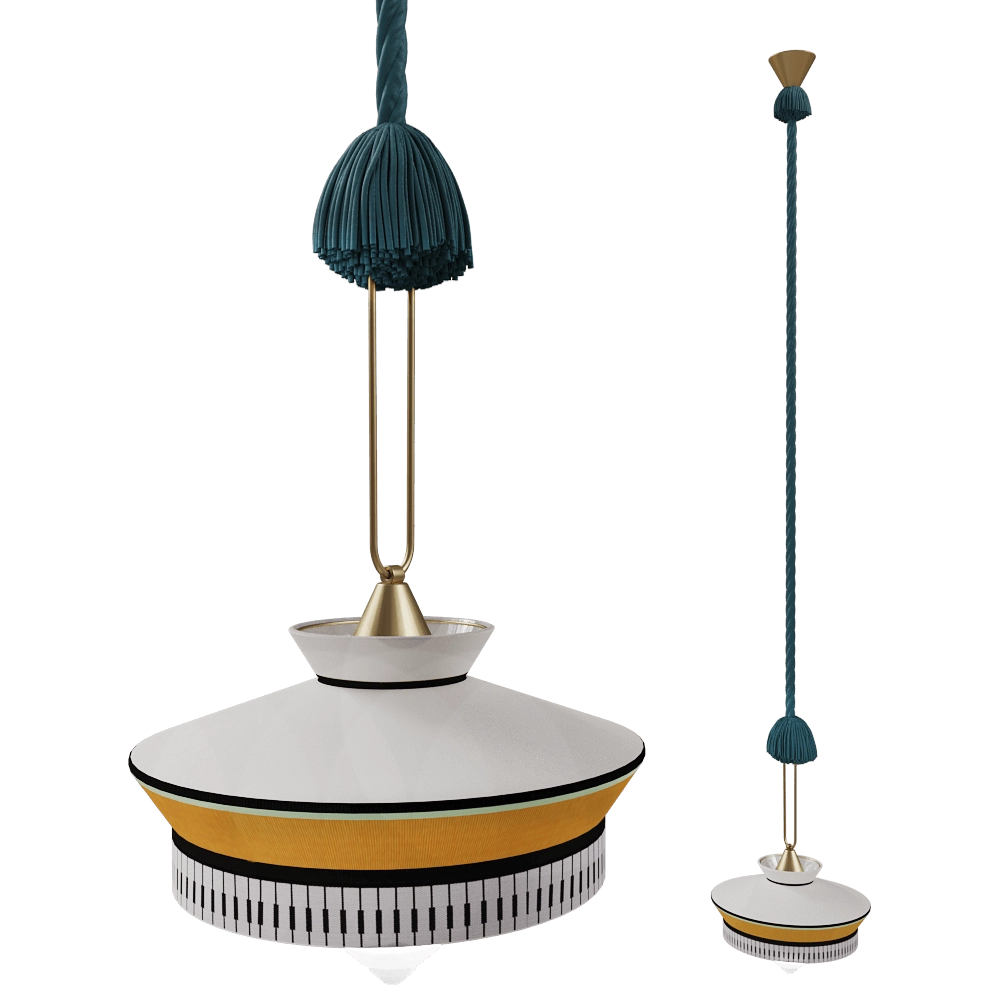 Contardi  - Pendant lamp Calypso SO MARTINIQUE 3D Model