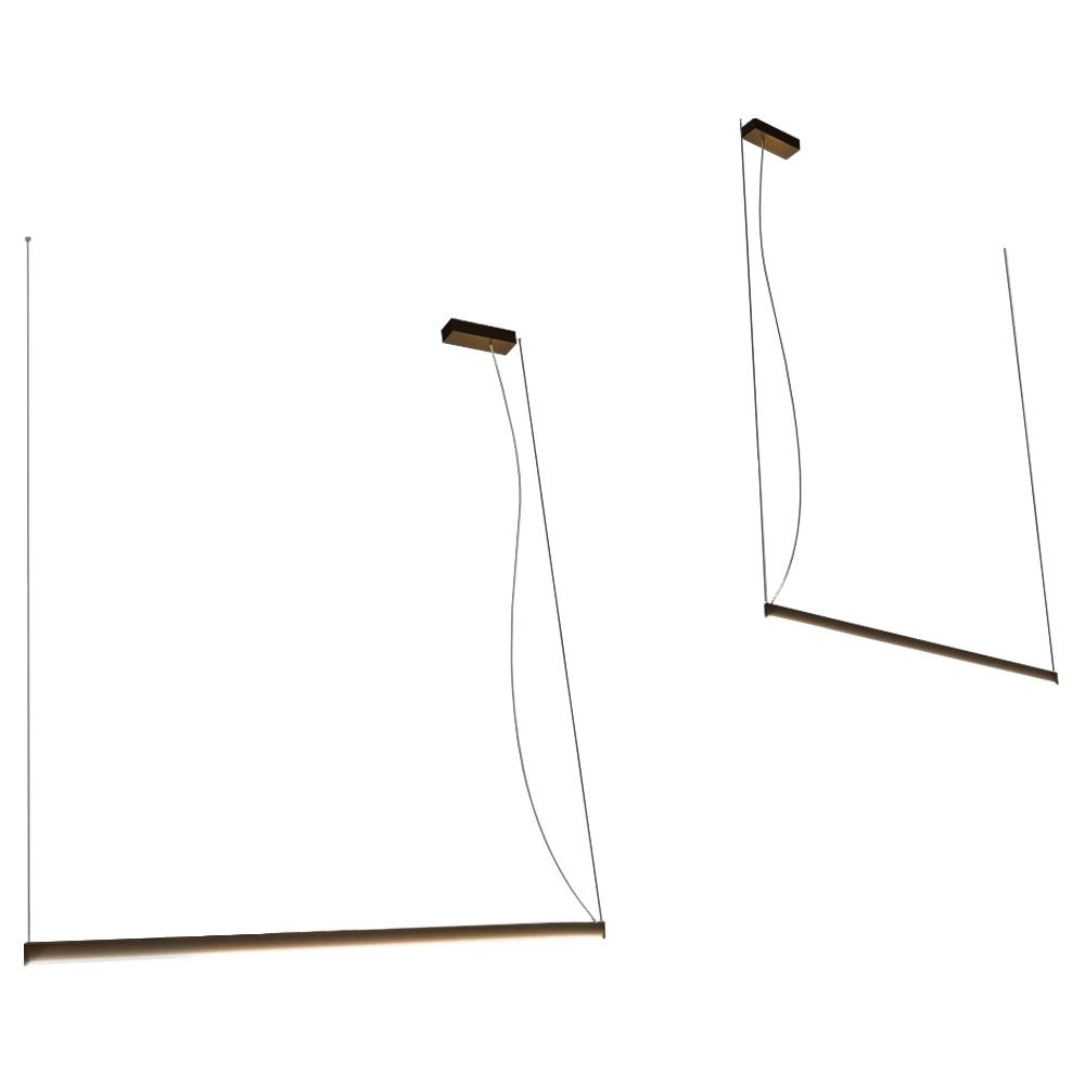 Contardi  - Pendant lamp Fly linear 3D Model