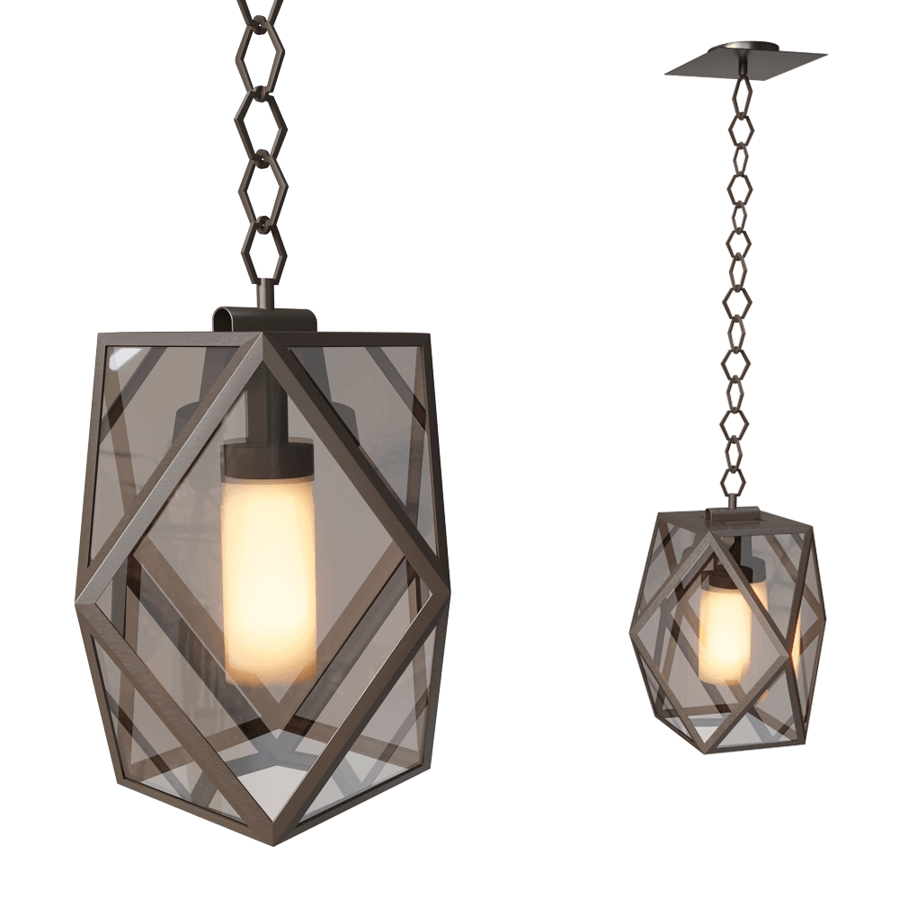 Contardi  - Pendant lamp Muse lantern so outdoor 3D Model