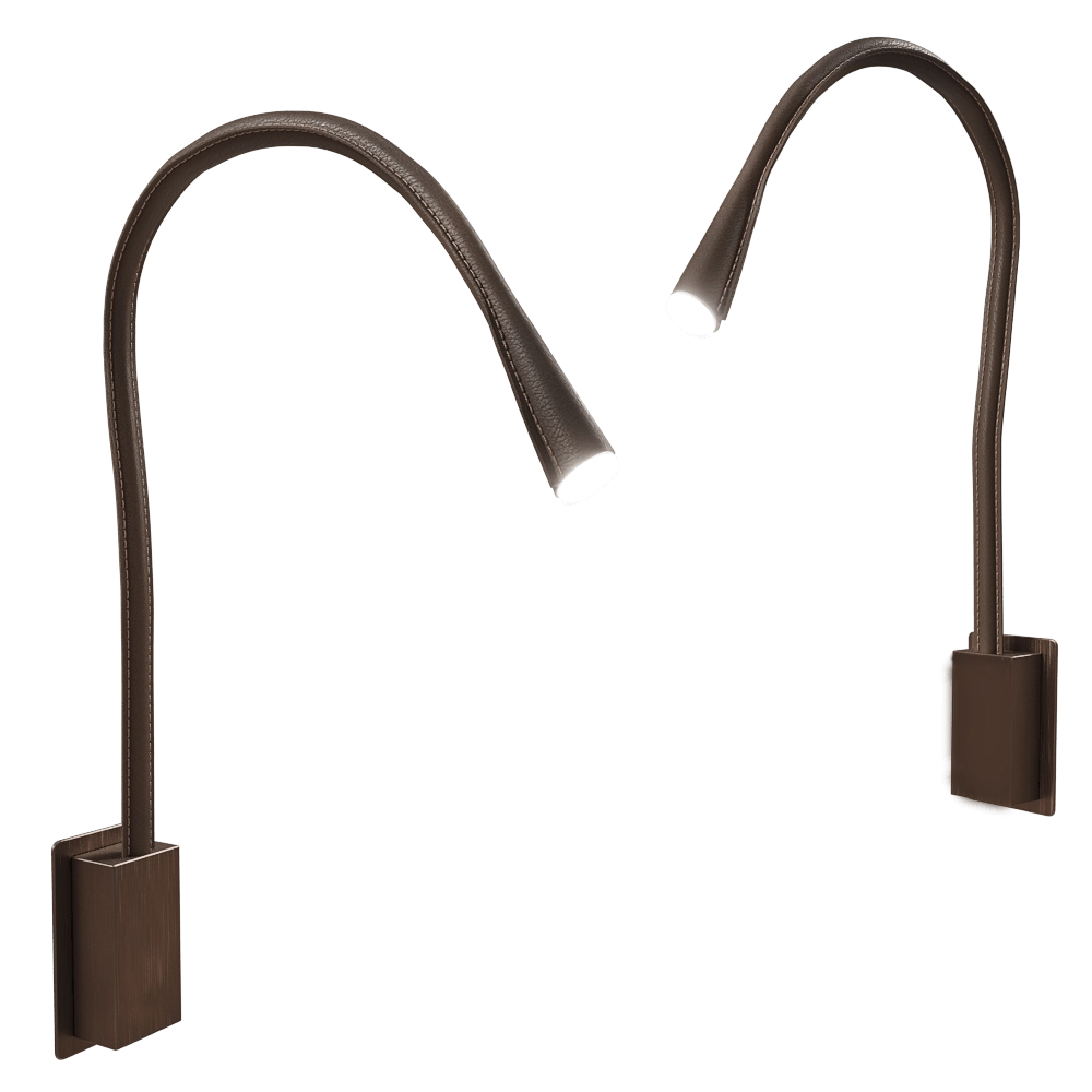 Contardi  - Wall lamp Flexiled ap l.90 leather 3D Model