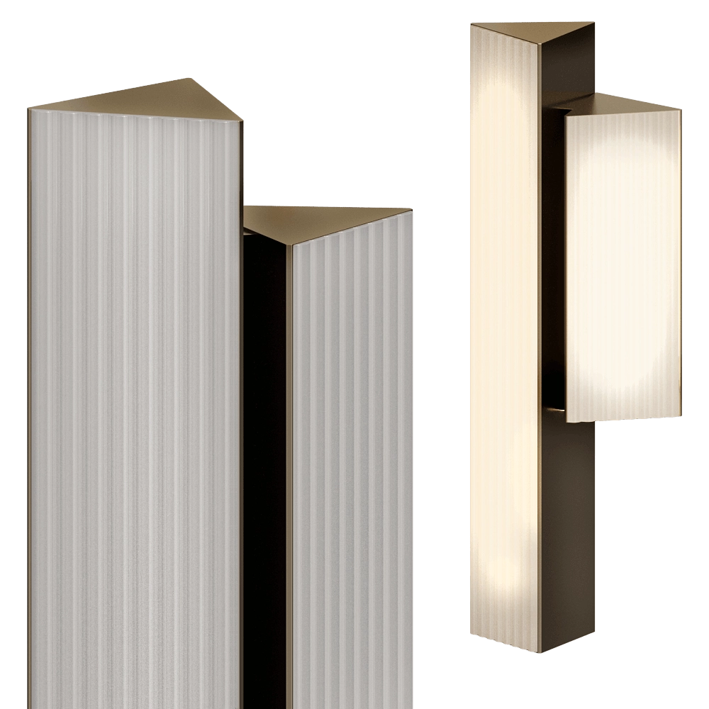 Contardi  - Wall lamp Stick AP Double 3D Model